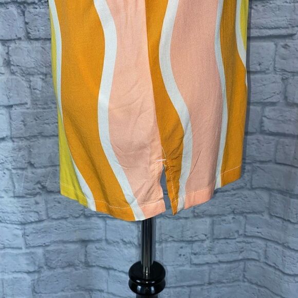 No boundaries brand new button down multicolor short sleeve blouse - Picture 4 of 10